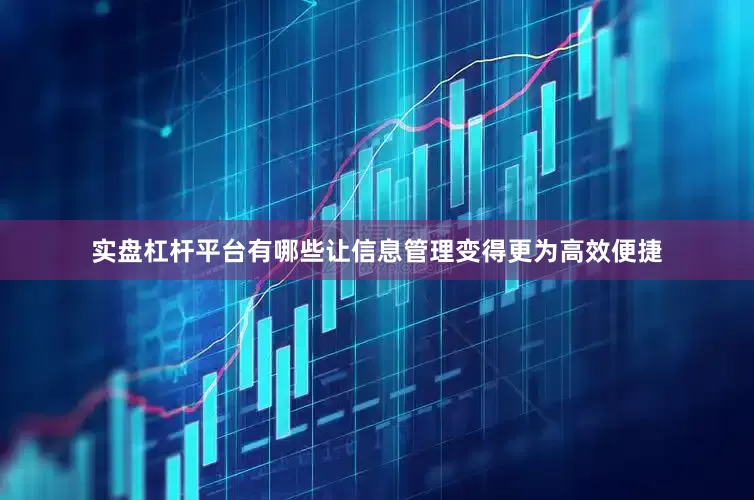 实盘杠杆平台有哪些让信息管理变得更为高效便捷